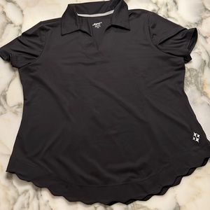 Black Polo Shirt for Women